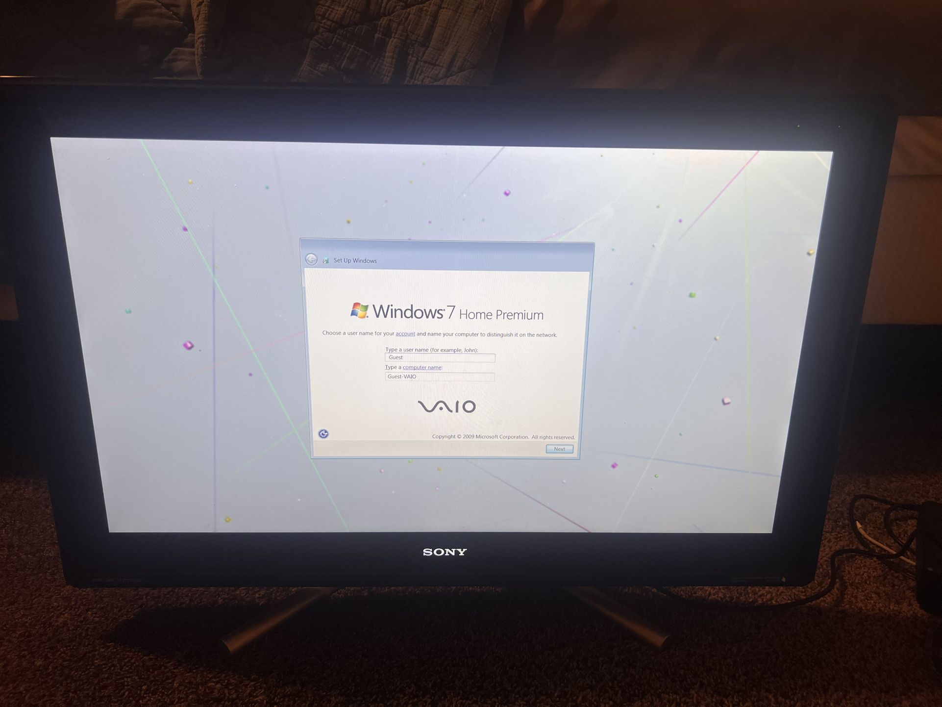 SONY VAIO touchscreen Desktop Computer