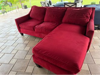 Red couch