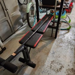 Incline Bench With Bar