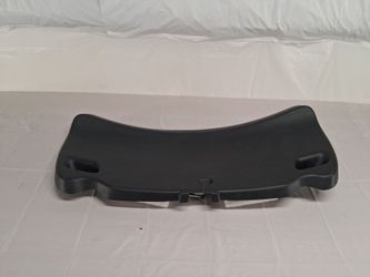 Black rear trunk lid liftgate inner trim cover panel