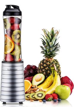 La Reveuse Portable Blender 300 Watt with 18 oz BPA Free Travel Sports