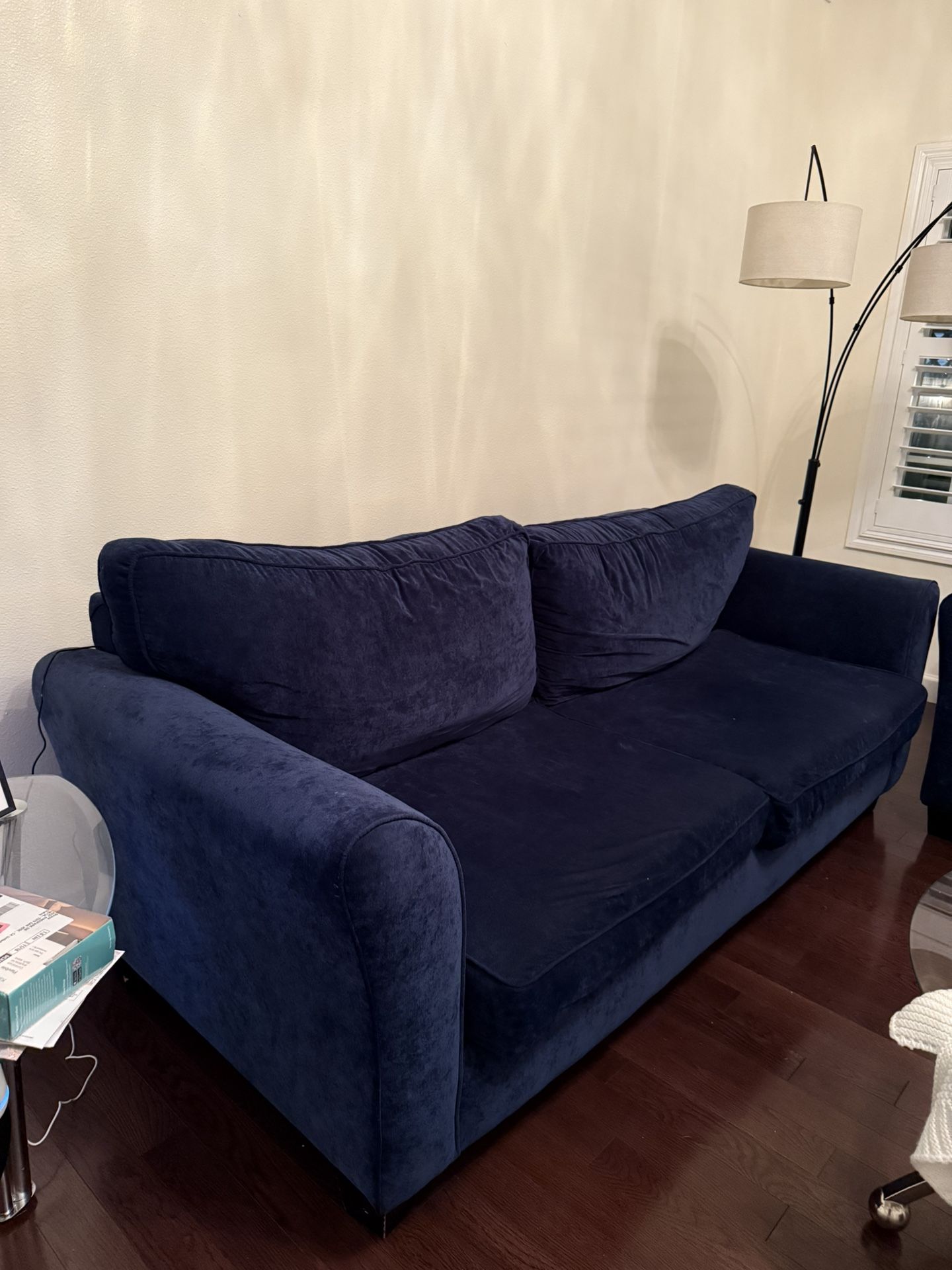 Blue Sofa Set