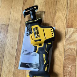 Dewalt 20V Brushless One-hand hackzall Reciprocating Saw (Tool Only)