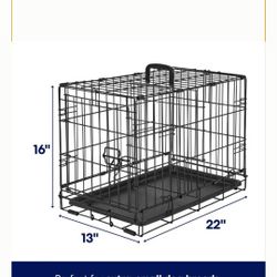 Fold & Carry Single Door Collapsible Wire Dog Crate, X-Small
By Frisco