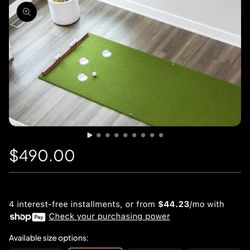 PrimePutt Tour-Grade Putting Green