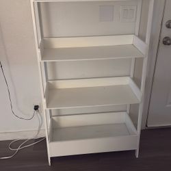 White Bookshelf 