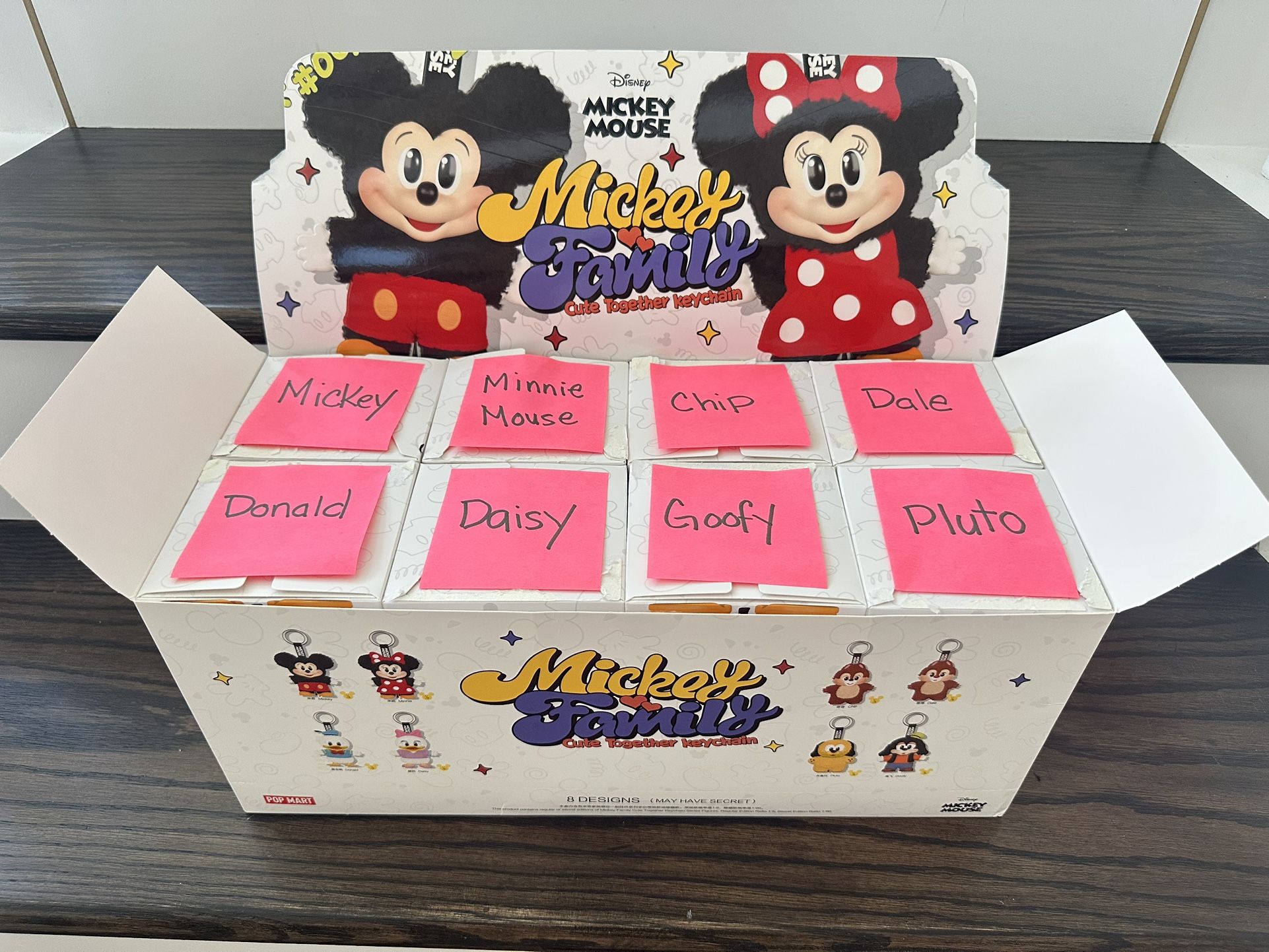 Popmart Mickey and Family Keychain
