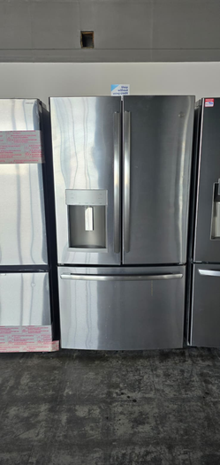 GE French Door Fridge – Stainless, Ice/Water Dispenser