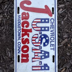 Jackson Chevrolet Middletown CT USA 1 Vanity Plate