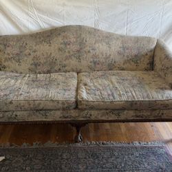 Vintage Camelback Couch