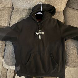 Supreme Hoodie Cross Box Logo