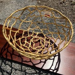 Golden Decorative Bowl