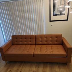 Ikea Morabo Leather Sleeper Sofa