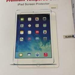 iPad screen protector says iPad Air on it