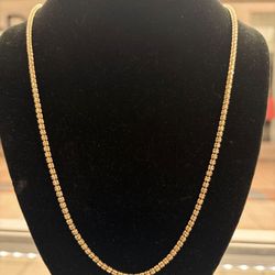 Diamond-Cut Chain 3mm 10k