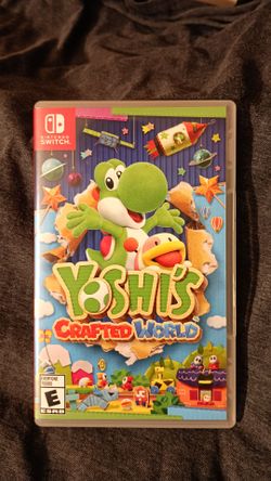 Yoshi's Crafted World. I'm original case. Switch game new condition