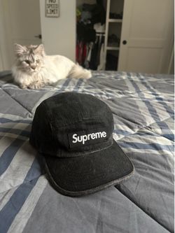 black supreme hat
