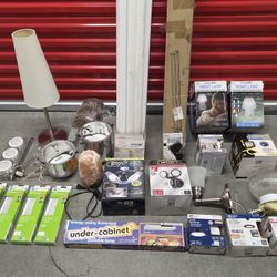 Huge Mixed Lot Of (25+) Assorted Different Lights , All For $80