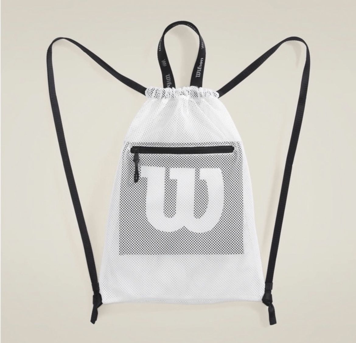 Wilson White Mesh Backpack 