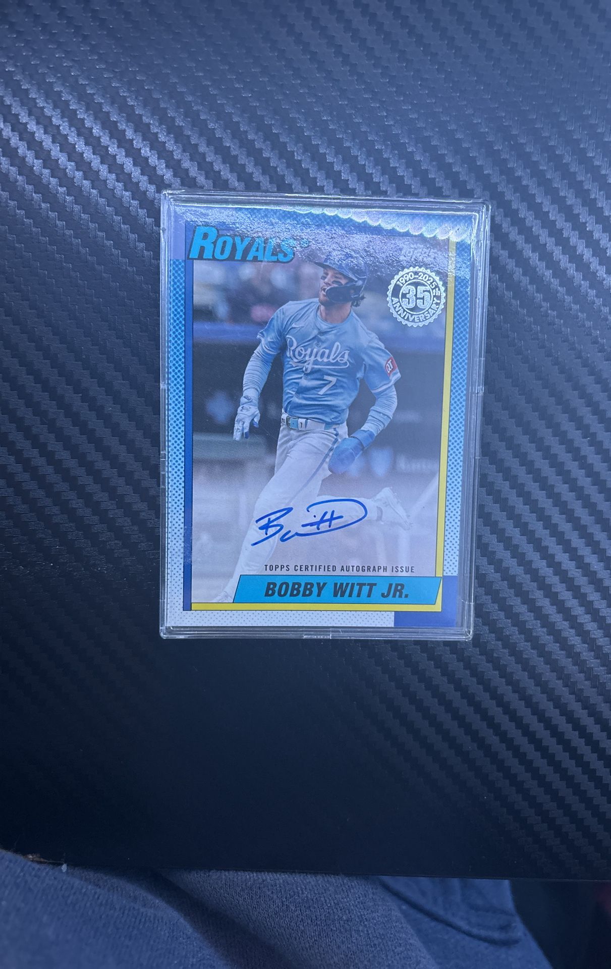BOBBY WITT JR AUTO TOPPS SERIES ONE 2025