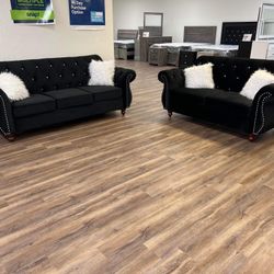 Black Sofa & Loveseat FINANCING AVAILABLE 