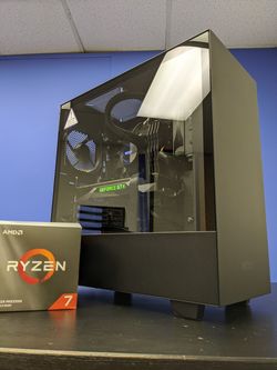 Liquid Cooled 3rd-gen AMD Ryzen 7 3700X Streaming Gaming PC