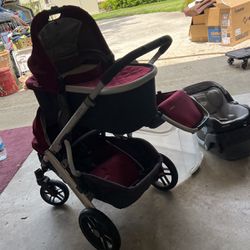 Uppababy Vista Stroller And Car seat