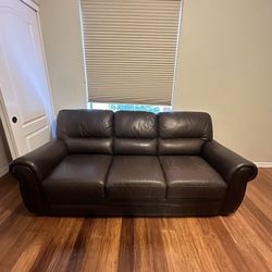 Leather Couch 