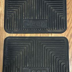 Jeep Car Mats 18” X 13” ($5)