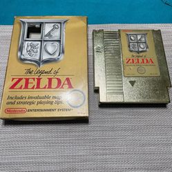 Nintendo NES Legend Of Zelda With Box