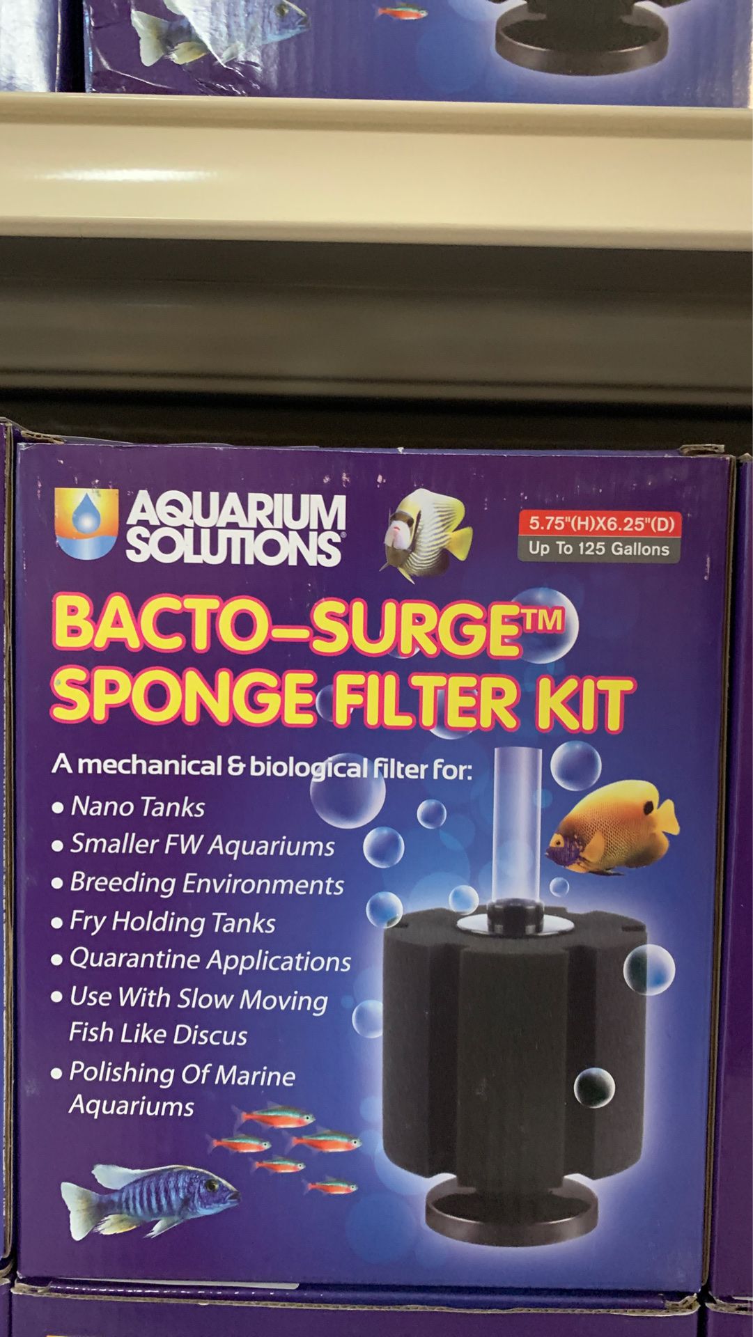 Sponge Filter Kit for 125 gallon Aquariums