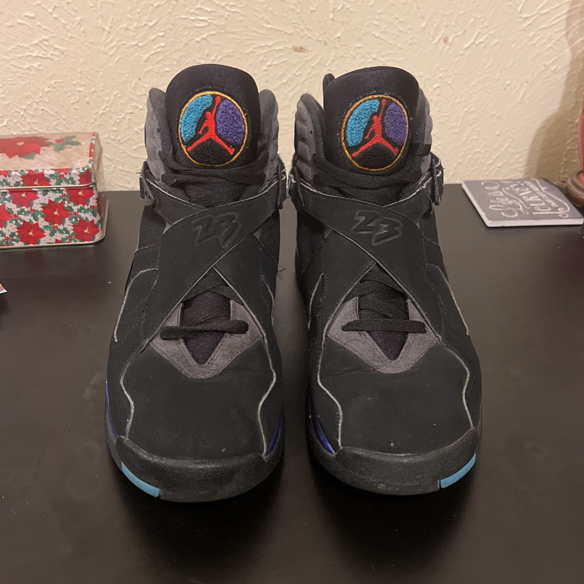 Size 12 - Jordan 8 Retro Aqua 2015