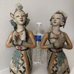 Balinese Style Ceramic Bali Loro Onto Indonesia Statue