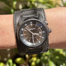 Nixon Watch Thick Leather Strap