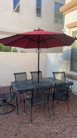 Outdoor Steel Patio Table/Chairs