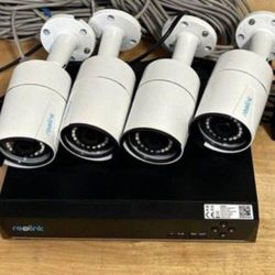4 CAMARAS D SEGURIDAD-AUDIO SURVEILLANCE SYSTEMS🔥SPECIAL DEAL🔥 