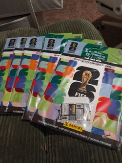 Panini world cup album soft cover and 5 packs