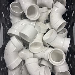 2 inch PVC 90 45 elbows box new , more than 20 pieces
