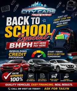 Looking for easy financing? We approve everyone with our bhph option
