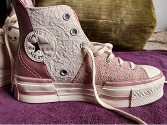 Custom Platform Converse Sneakers size 8