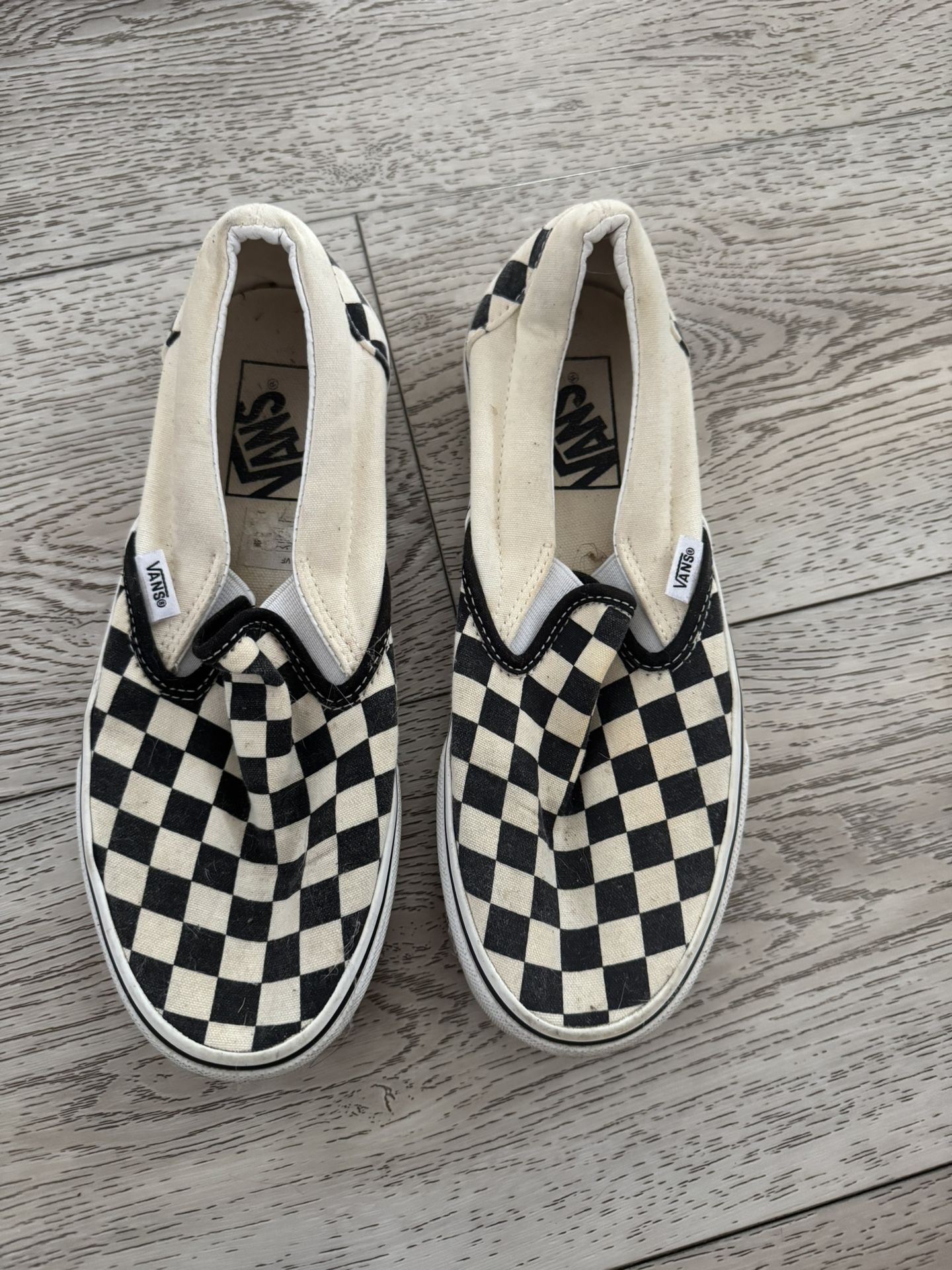 Checkered Vans