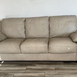 leather sofa