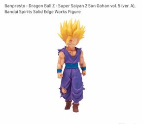 Banpresto - Dragon Ball Z - Super Saiyan 2 Son Gohan vol. 5 (ver. A), Bandai Spirits Solid Edge Works Figure