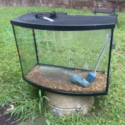 30 G fishtank  and cabinet stand  with filter lights fan heater etc