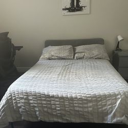 Bed Frame Gray 