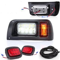 New golf cart LED light kit(12v) for club car DS all years, LED headlight and LED taillight 