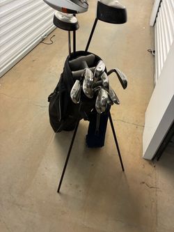 Nike Slingshot 4D Iron set with Ping and TaylorMade Woods and stand bag