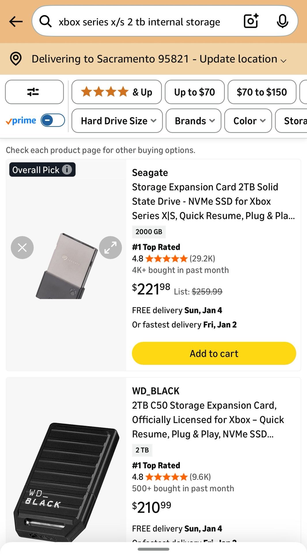 Storage Expansion Card 2tb for Xbox Series X/S