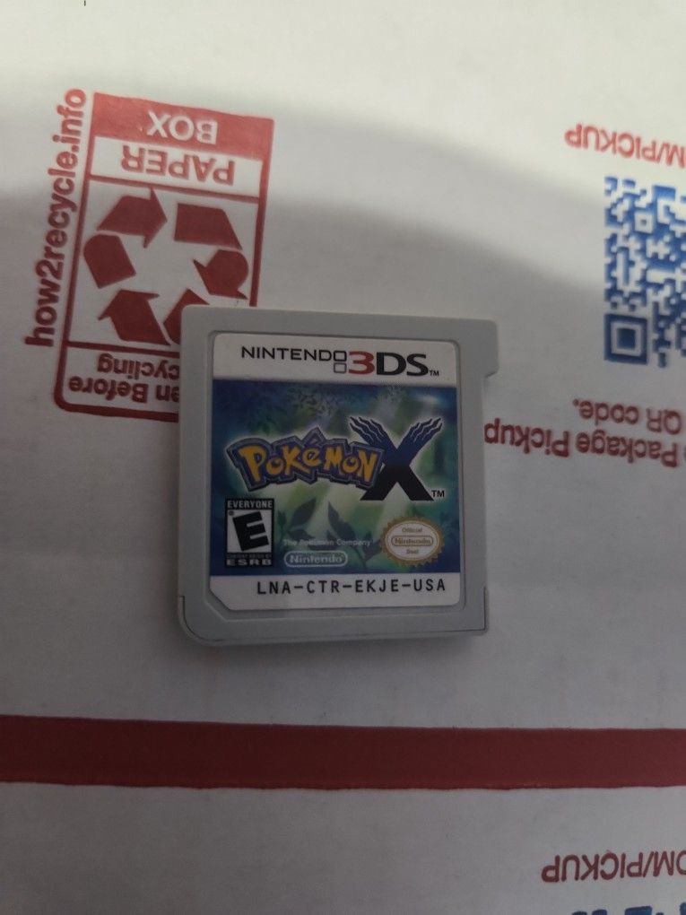 Pokémon X 3ds Game