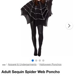 Spider Web Poncho